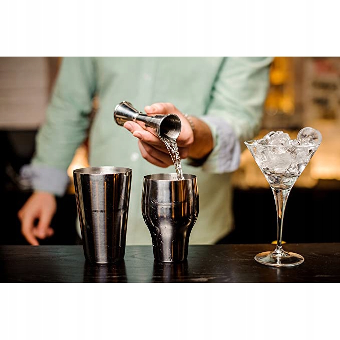 Jigger barmański miarka dwustronna w stylu japońskim 25/50 ml Marka inna