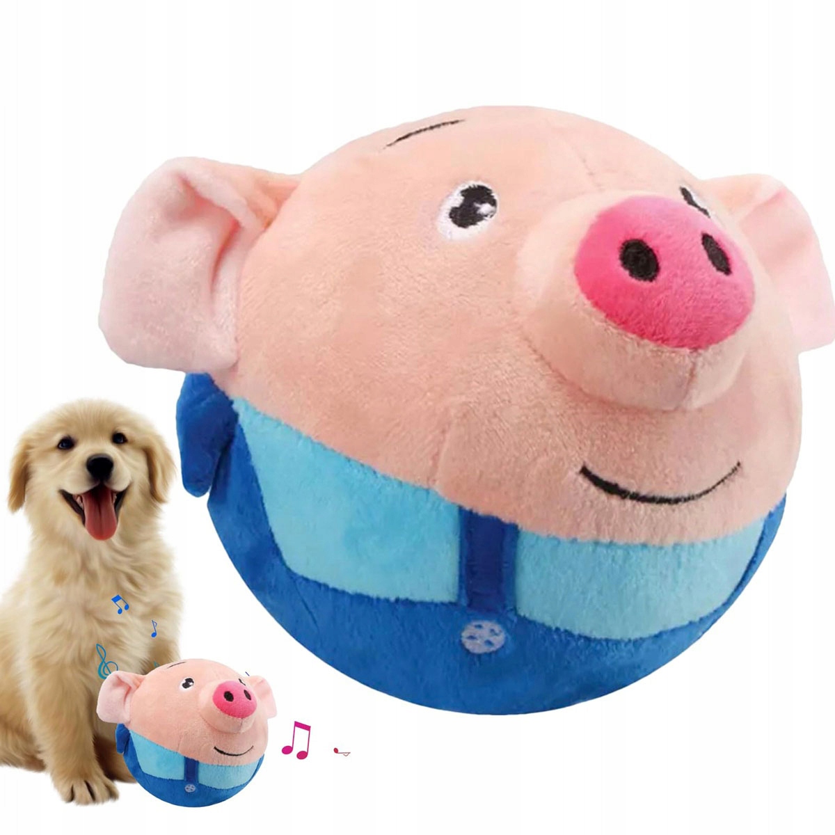 Levně Odolná Interaktivní plyšák hračka pro psy – mluvit a odrazit se