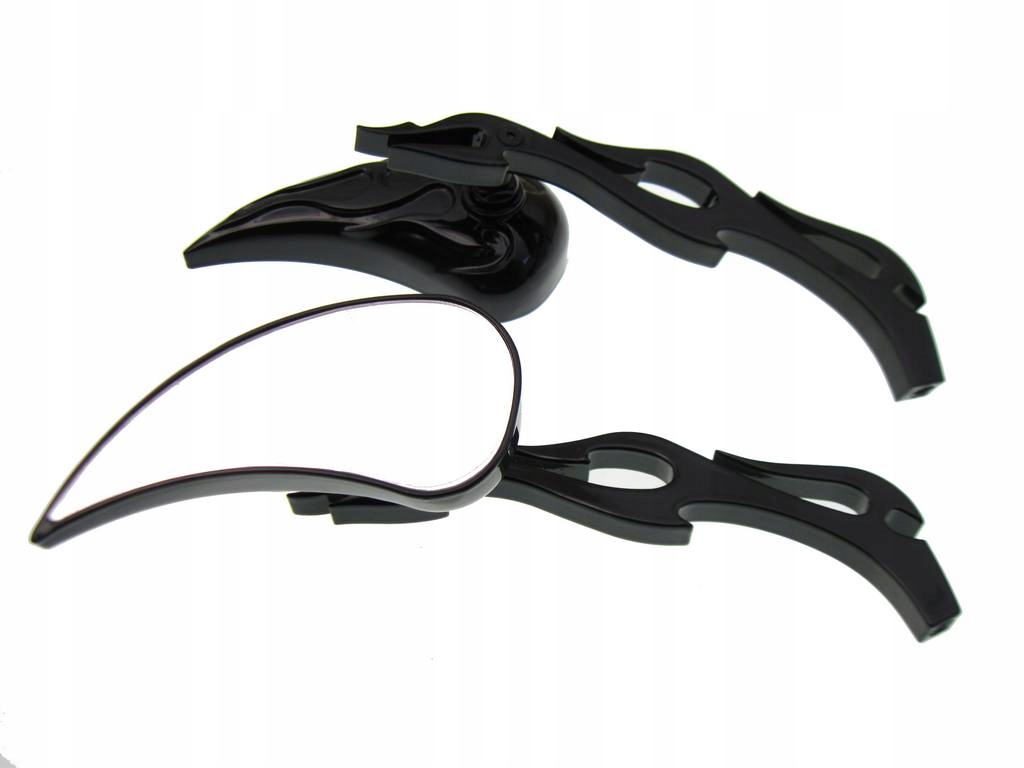 MT252-010 - ЧЕРНОЕ ПЛАМЯ ЗЕРКАЛА-CHOPPER CRUISER