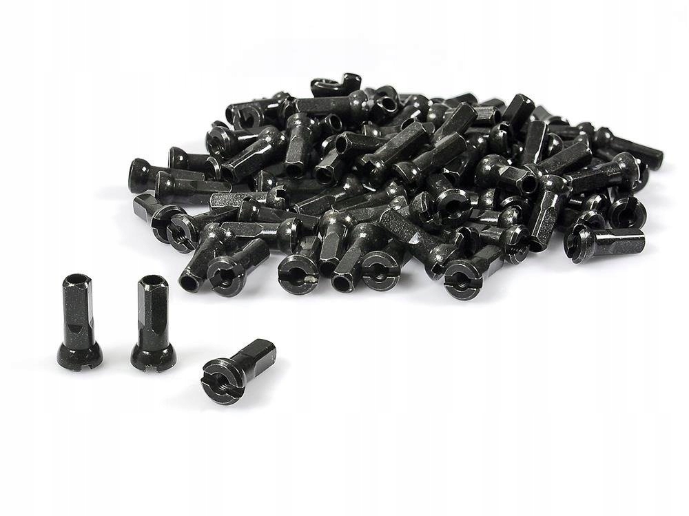 Nyple z mosiądzu Pillar 2.0 x 14mm czarne 2szt.