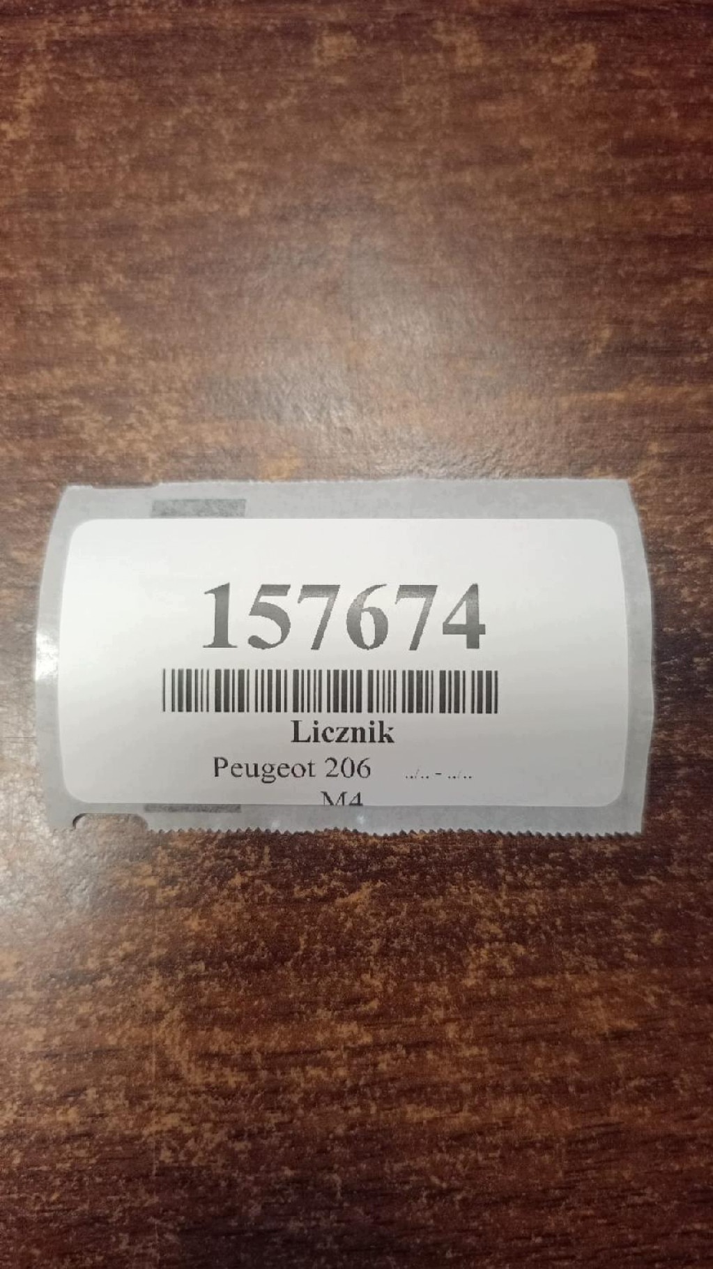 PEUGEOT 206 dials 9651740180