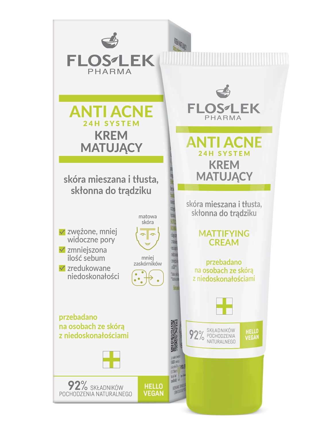 

Anti Acne System Krem Matujący 50 ml Floslek