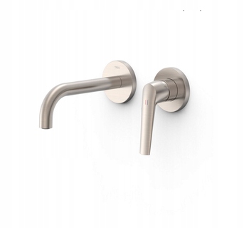 Tres podomietková umývadlová batéria Fuji oceľ 28130001AC