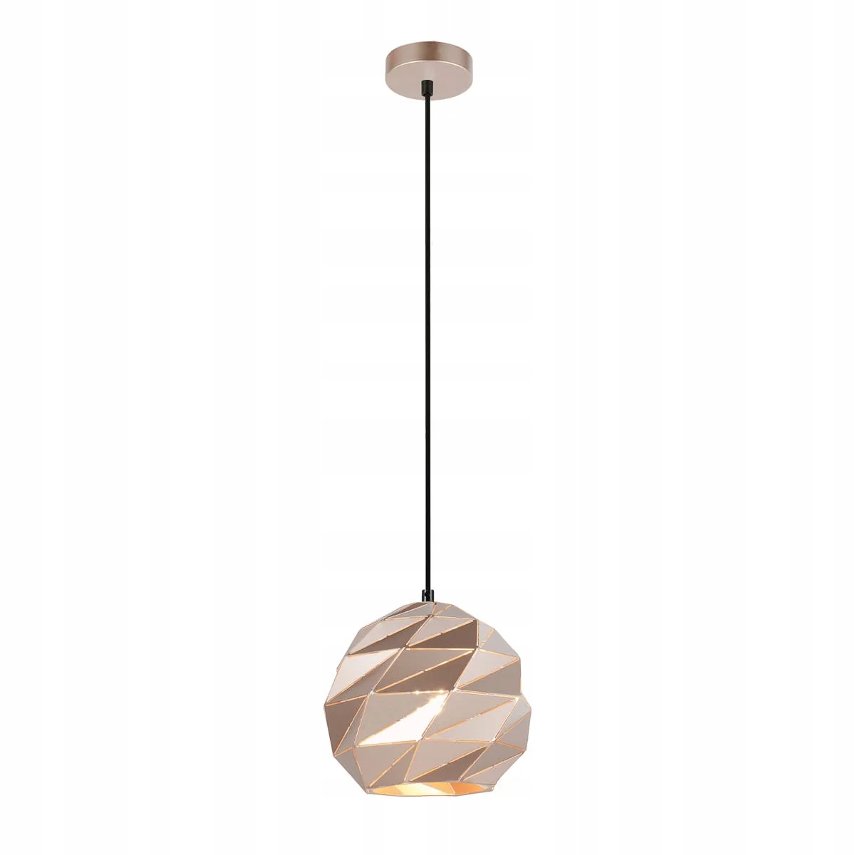 Italux Palermo Závěsná lampa Moderní Zlatá Ø21,5 cm E27 40W