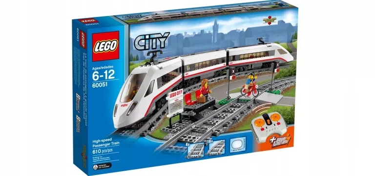 Lego City Superszybki Pociąg Pasażerski 60051