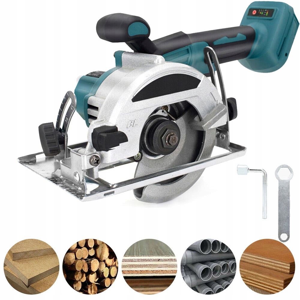 Akumulátorová Kotoučová Pila 21 V, Hloubka Řezu 50 MM, Lehká, 2 Kg