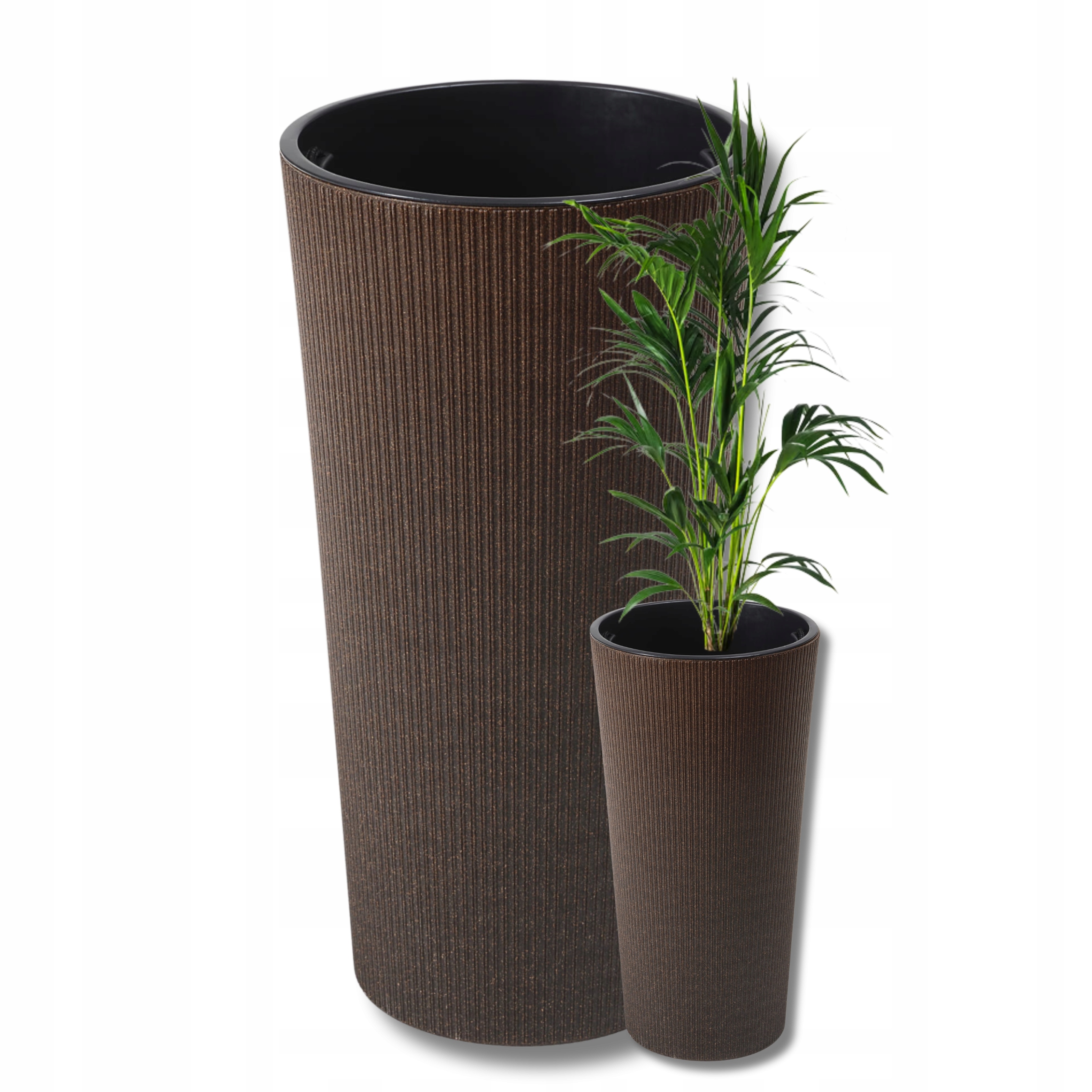 Donica LILIA JUMPER ECO coffee ESPRESSO śr. 30cm