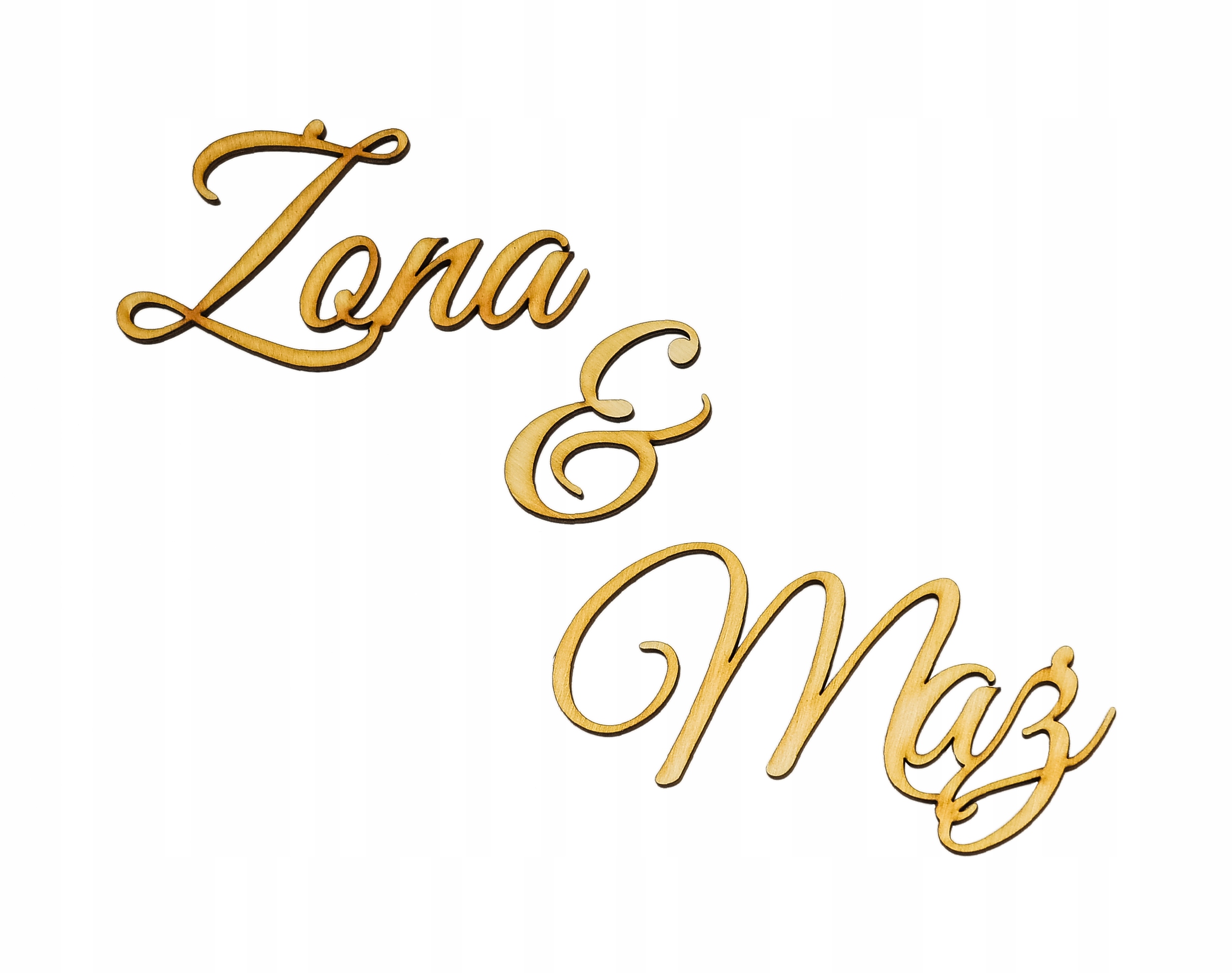 Napisy na ściankę Państwa Młodych NWD-5