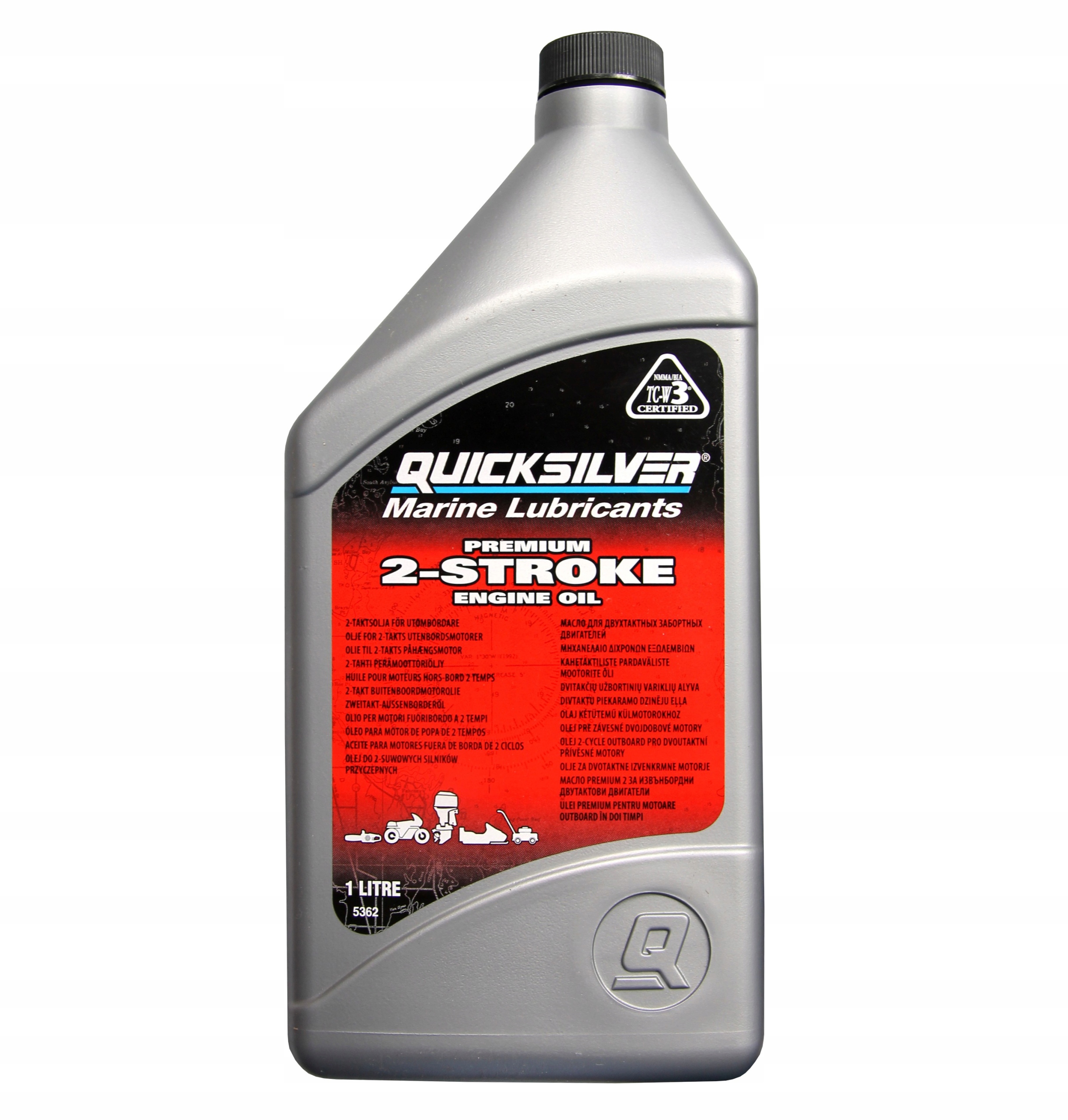 Olej Quicksilver Premium 2-STROKE TCW3 1L Do Silnika 2-SUW