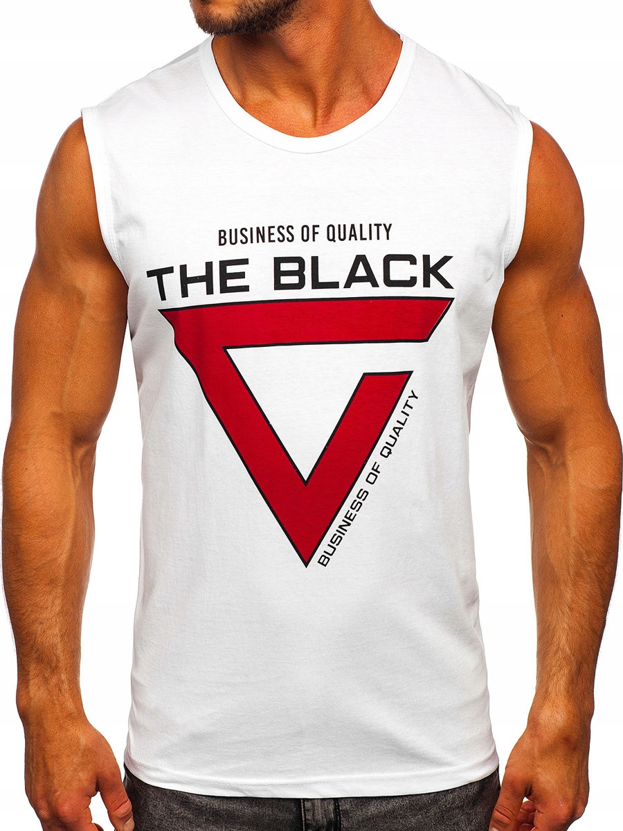 

Koszulka Tank Top Męska Biała 14816 ROZMIAR_2XL