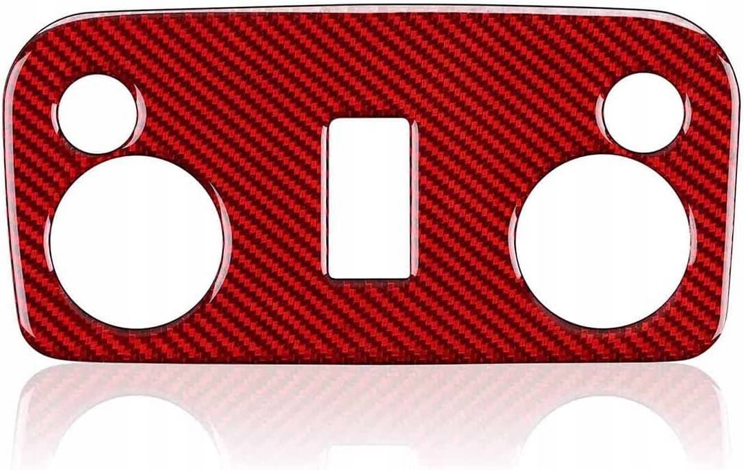 Декоративная наклейка для салона автомобиля с красным