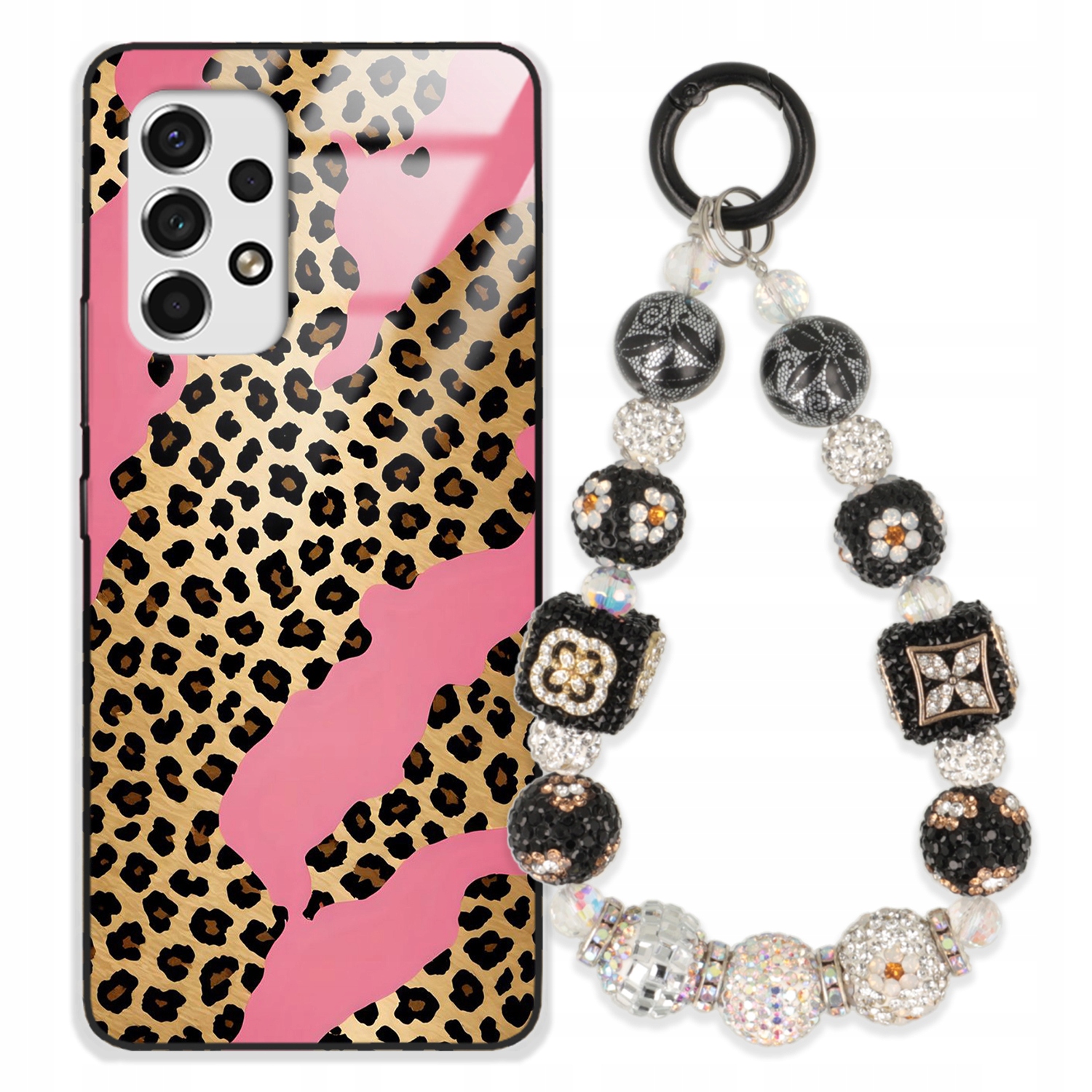 Puzdro Na Samsung A53 5G Glass Kľúčenka Elegantné Prémiové Dizajnové Puzdro