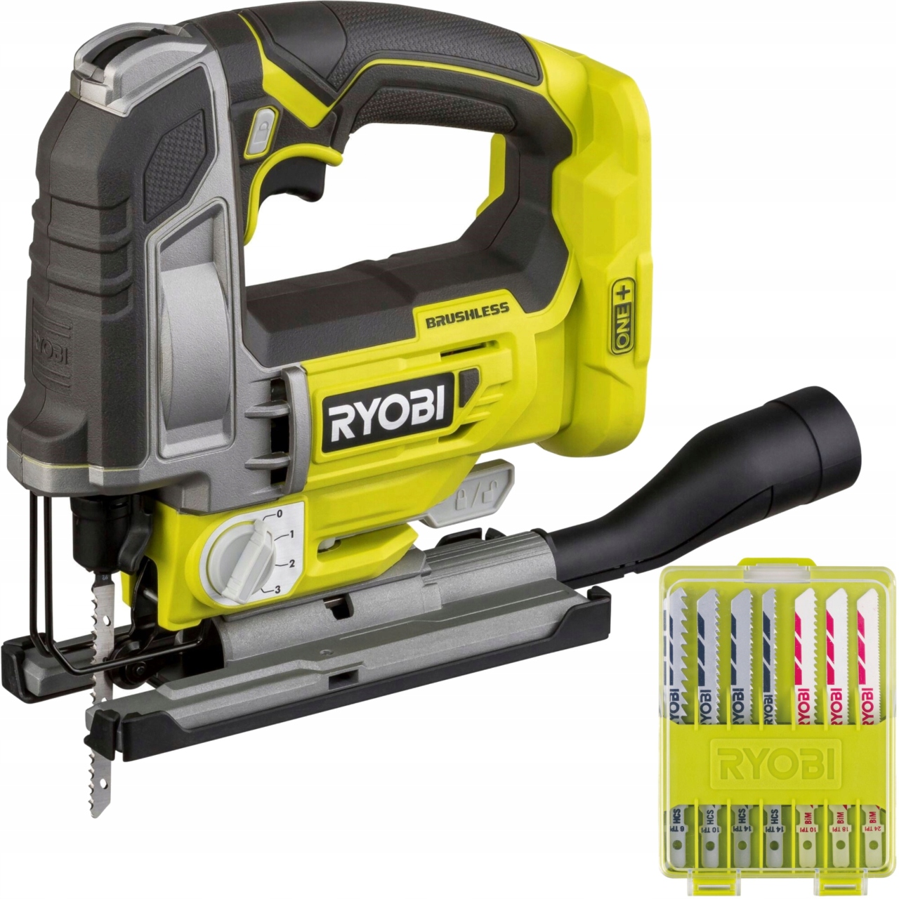 Ryobi Akumulátorová pila One+ R18JS7-0 18V sada pilových listů 10ks