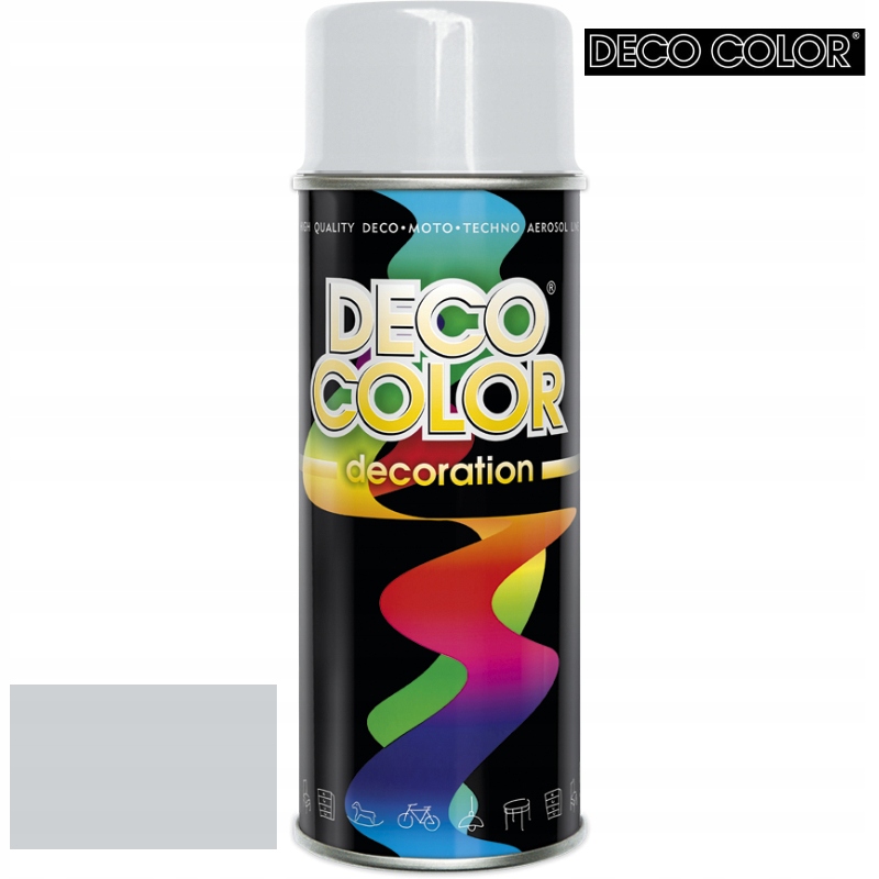 

Deco Color Farba Spray Szary Jasny Ral 7035 Połysk