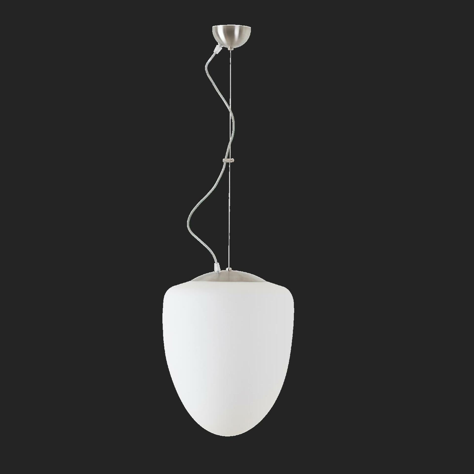 Osmont 60434 Astra L závesné sklenené svietidlo nerez brúsená biela IP40 3