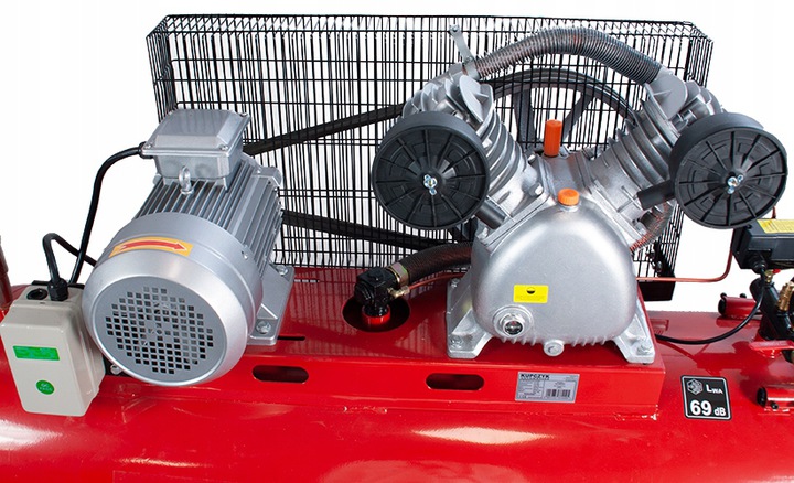 Kompresor olejowy Kupczyk KKT 800/300 Wydajność efektywna 510 l/min