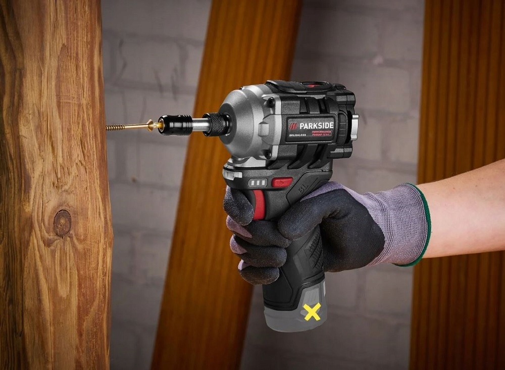 Шуруповерт ударний 170 Нм безщітковий PARKSIDE PERFORMANCE PDSSAP 12V Серія Performance