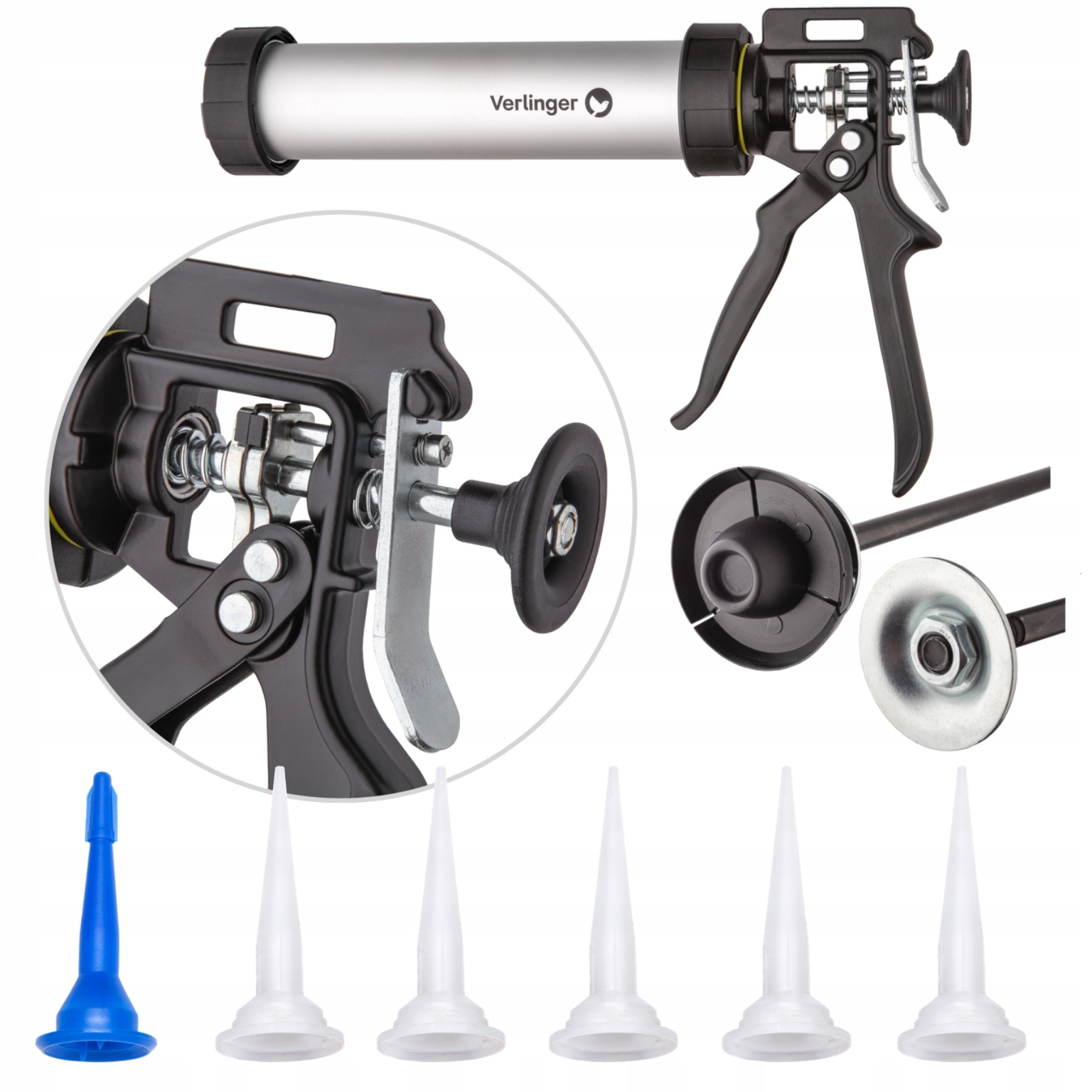Wyciskacz Tubowy Pro 26:1 300-400 ML Do Mas 4500N VCGS-115 Verlinger