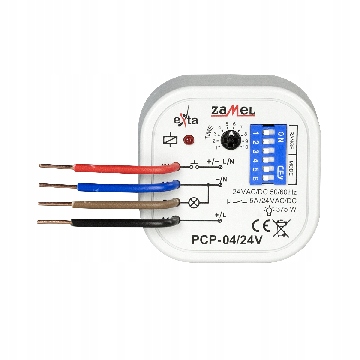 Časové relé 24V Ac/dc Zamel PCP-04/24V