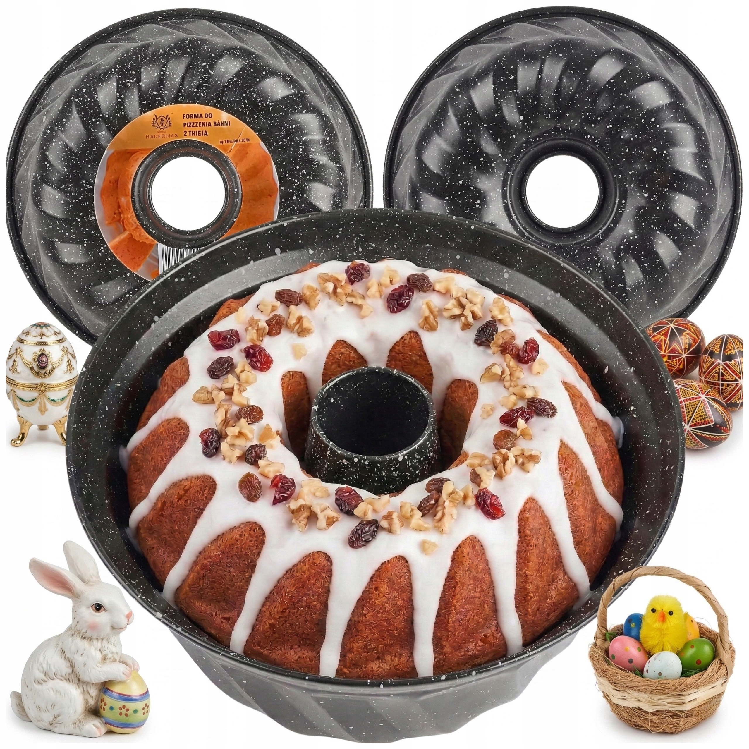 ФОРМА ДЛЯ ПОДОРОЖНИКА С ДЫМОХОДОМ 25 СМ ФОРМА ДЛЯ ВЫПЕЧКИ ТОРТА БОЛЬШАЯ ПАСХАЛЬНАЯ