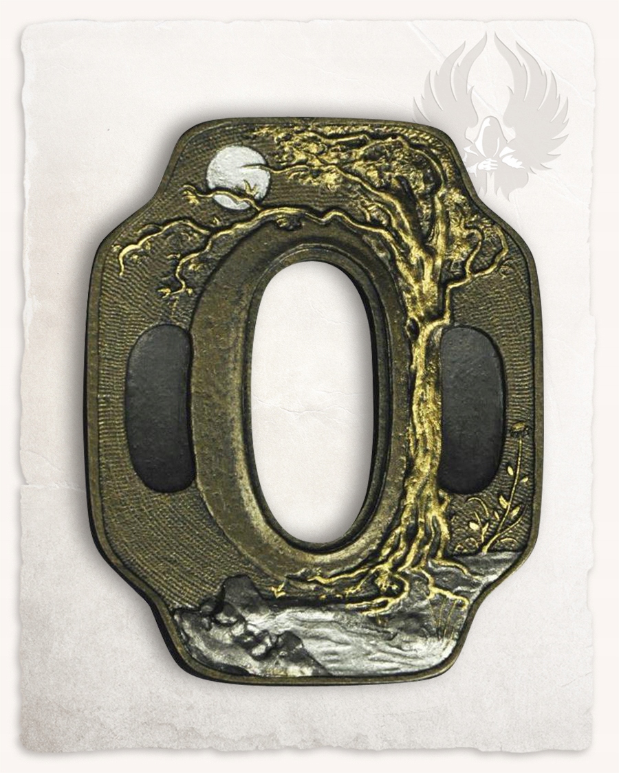 Tsuba Bonsai Larpová Zbraň Zbraň