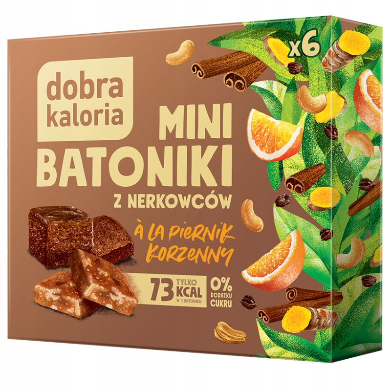 Dobra Kaloria Mini BATONIKI PIERNIK KORZENNY 102g