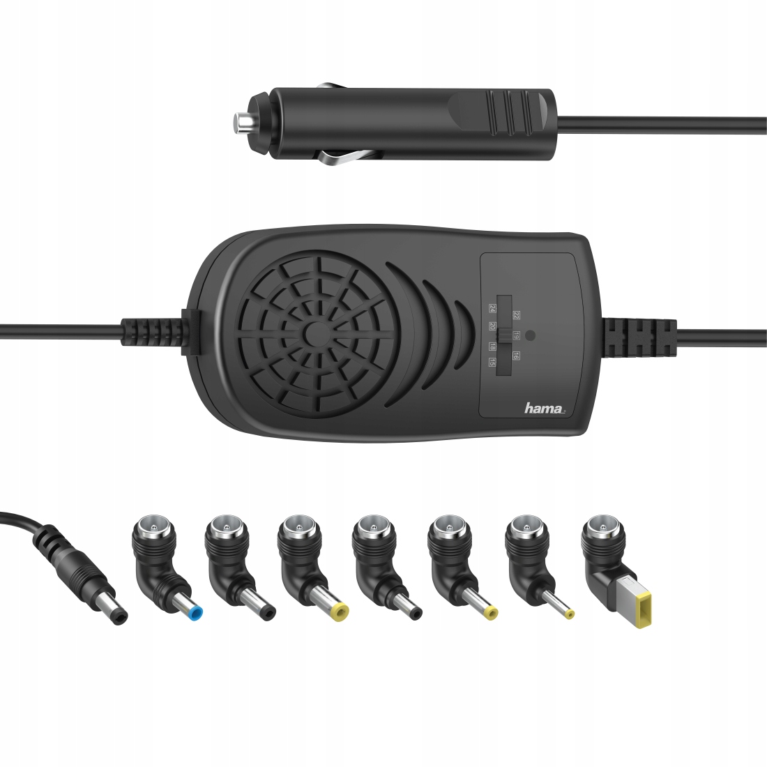 Uniwersalny zasilacz samochodowy Hama do notebooka 15-24V 120W EAN (GTIN) 4047443426659