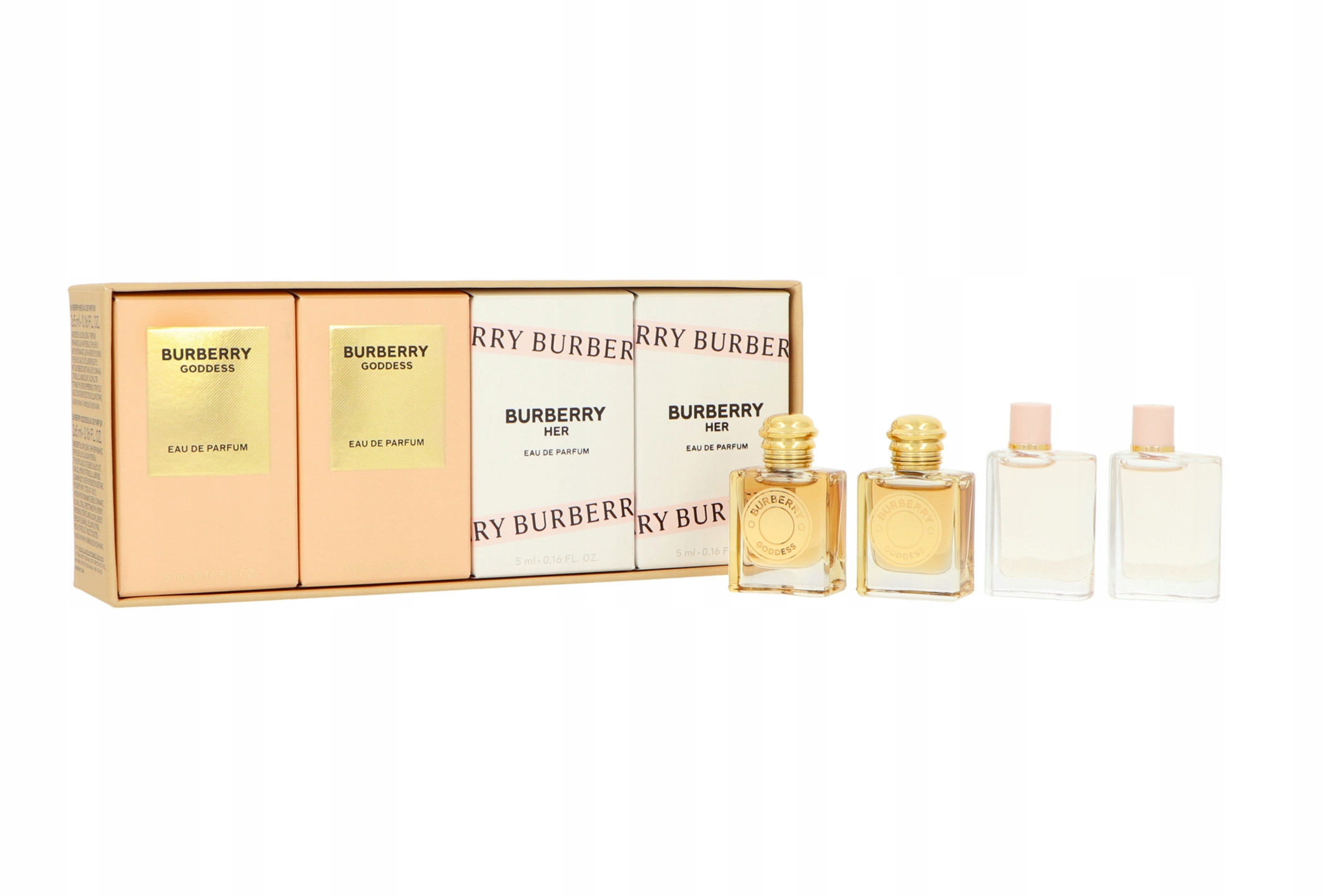 Sada Burberry Mini: Goddess Edp 2x 5 ml Burberry Her Edp 2x 5 ml