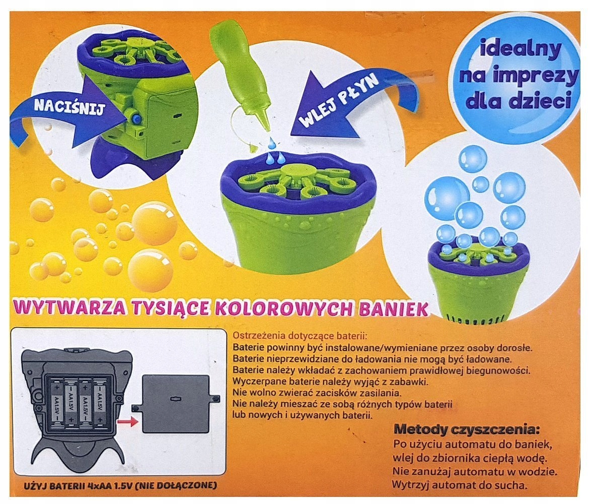 MULTIBAŃKI GENERATOR DO ROBIENIA BANIEK MASZYNA Pojemność 115 ml