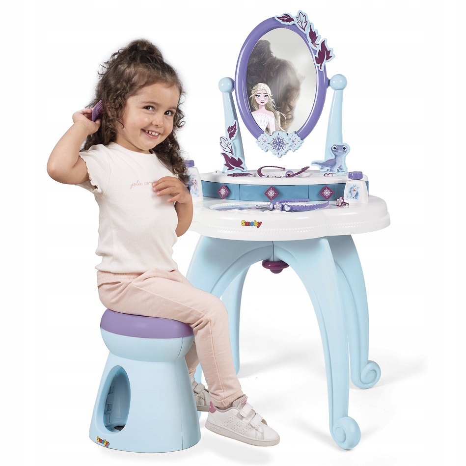 

Smoby Kraina Lodu Toaletka 2W1 Dla Dzieci Frozen