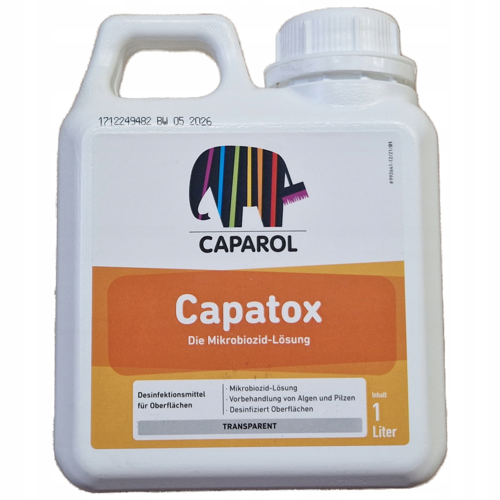 

Capatox Środek do czyszczenia elewacji z glonów 1L