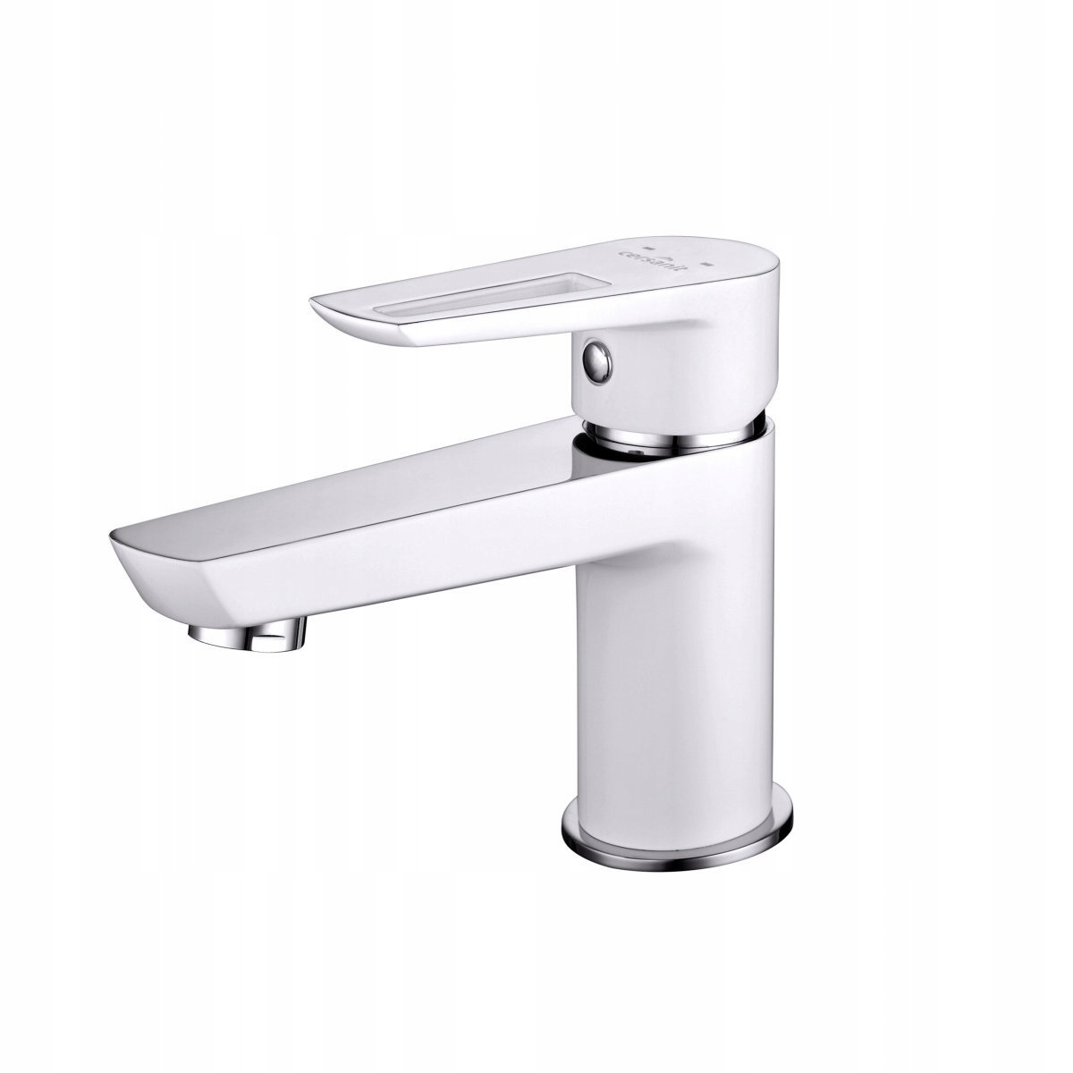 Mille White Stylová umyvadlová baterie, chrom/bílá, moderní design