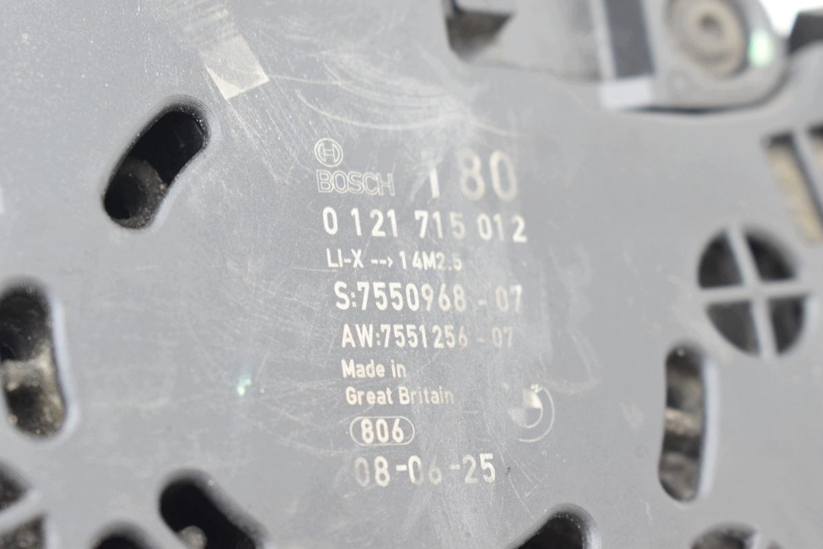 alternator BMW E81 E87 E90 E92 E84 E83 E70 E89 2.5 3.0 B 7550968-07