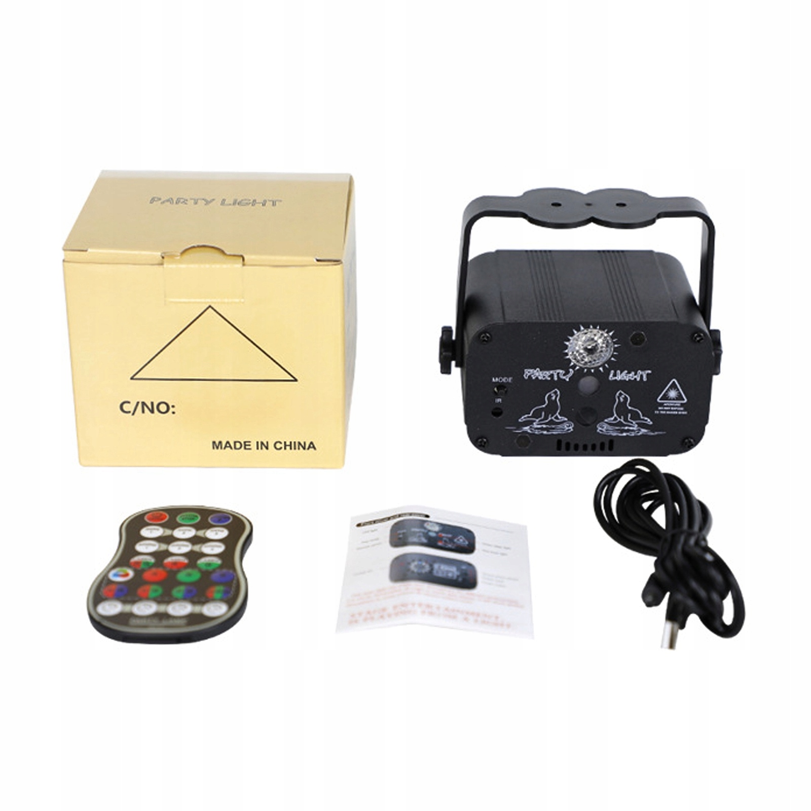 PROJEKTOR LASEROWY DYSKOTEKOWY ŚWIATŁA LED USB EAN (GTIN) 6949569897048