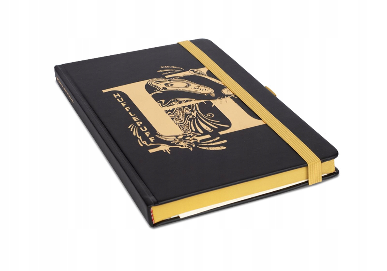 Harry Potter Hufflepuff Notes skóra A5 Linie 120k Kolor czarny