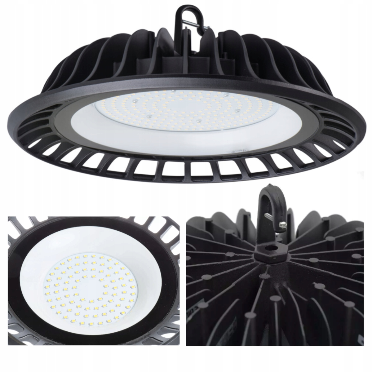 Lampa Wisząca Przemysłowa Hermetyczna Led Ufo IP65 HighBay 150W 13500lm