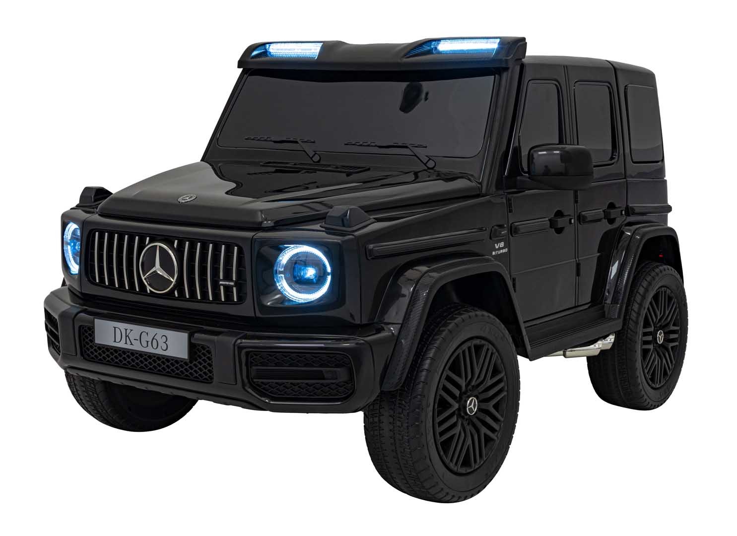 Pojazd Mercedes Benz G63 Amg XXL Czarny dla dzieci Elektryczny napęd 4x4