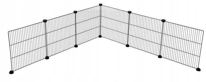 Levně Kerbl kovové modulární stěny pro ohrádku 81744, sada 6 stěn 35x35 cm