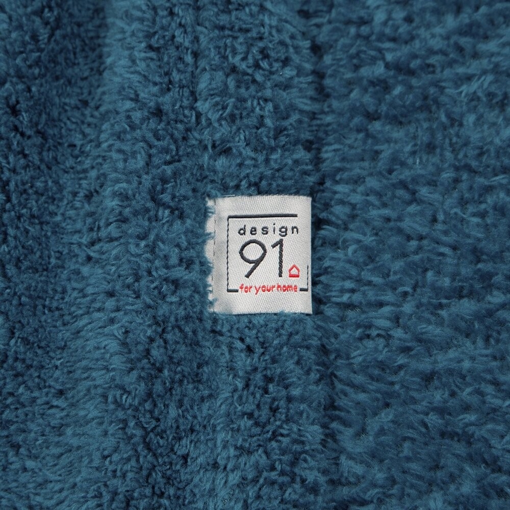 Deka přehoz na postel pléd Lori tyrkysová 200x220 fleecová teplá měkká