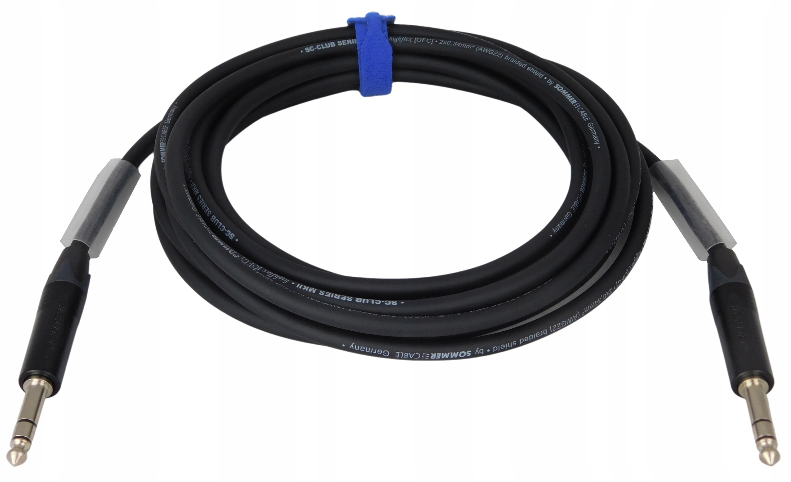 Kabel Sommer Jack 6,3 mm Neutrik Stereo 20 m