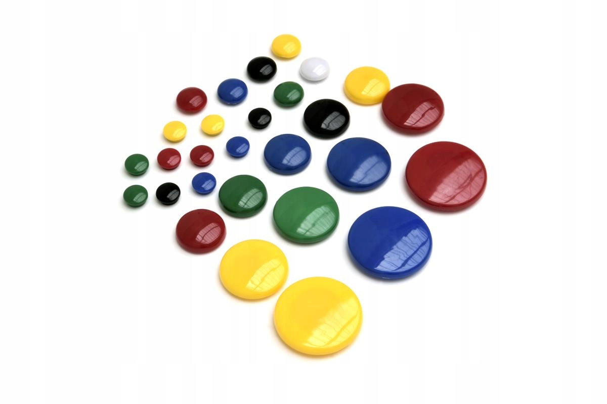 Magnesy do tablic magnetycznych 20mm - 6szt