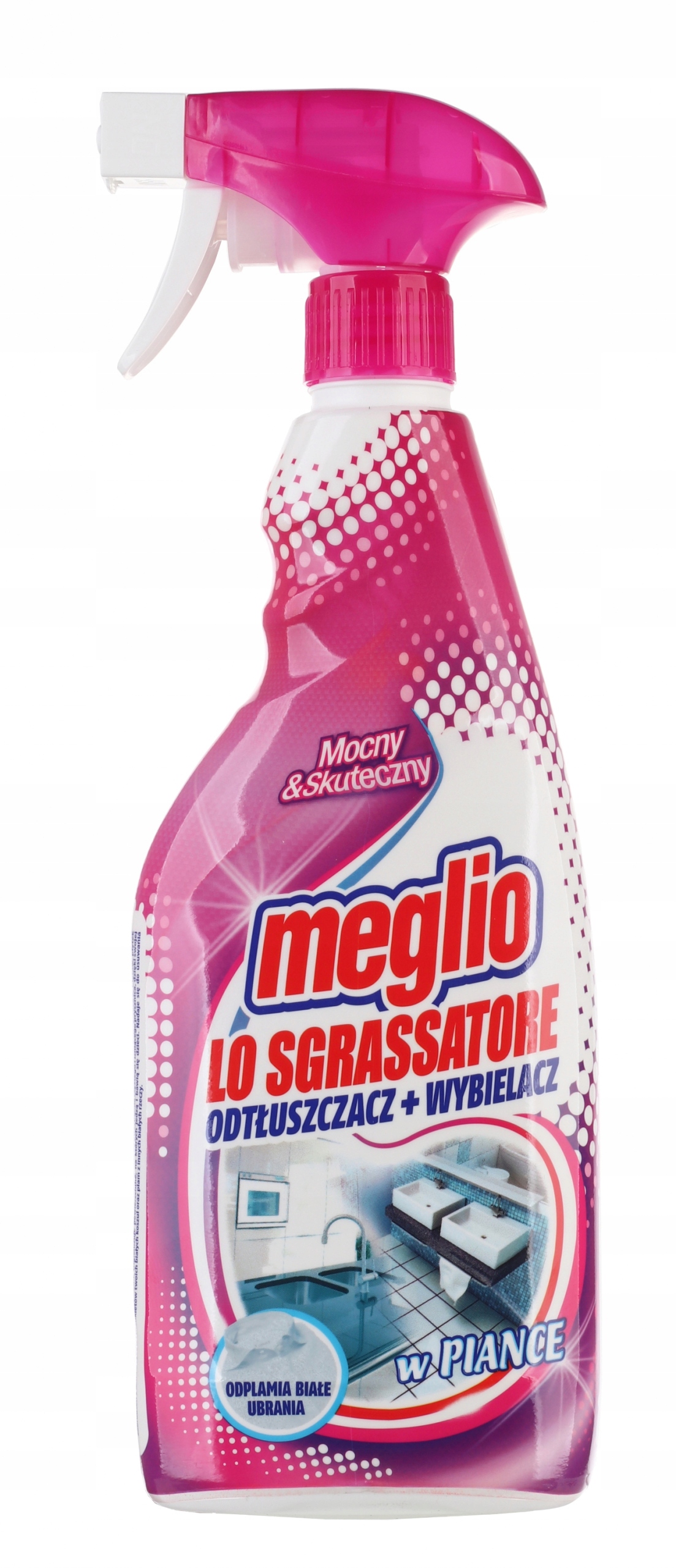 

Meglio Odtłuszczacz z wybielaczem 750ml Pianka