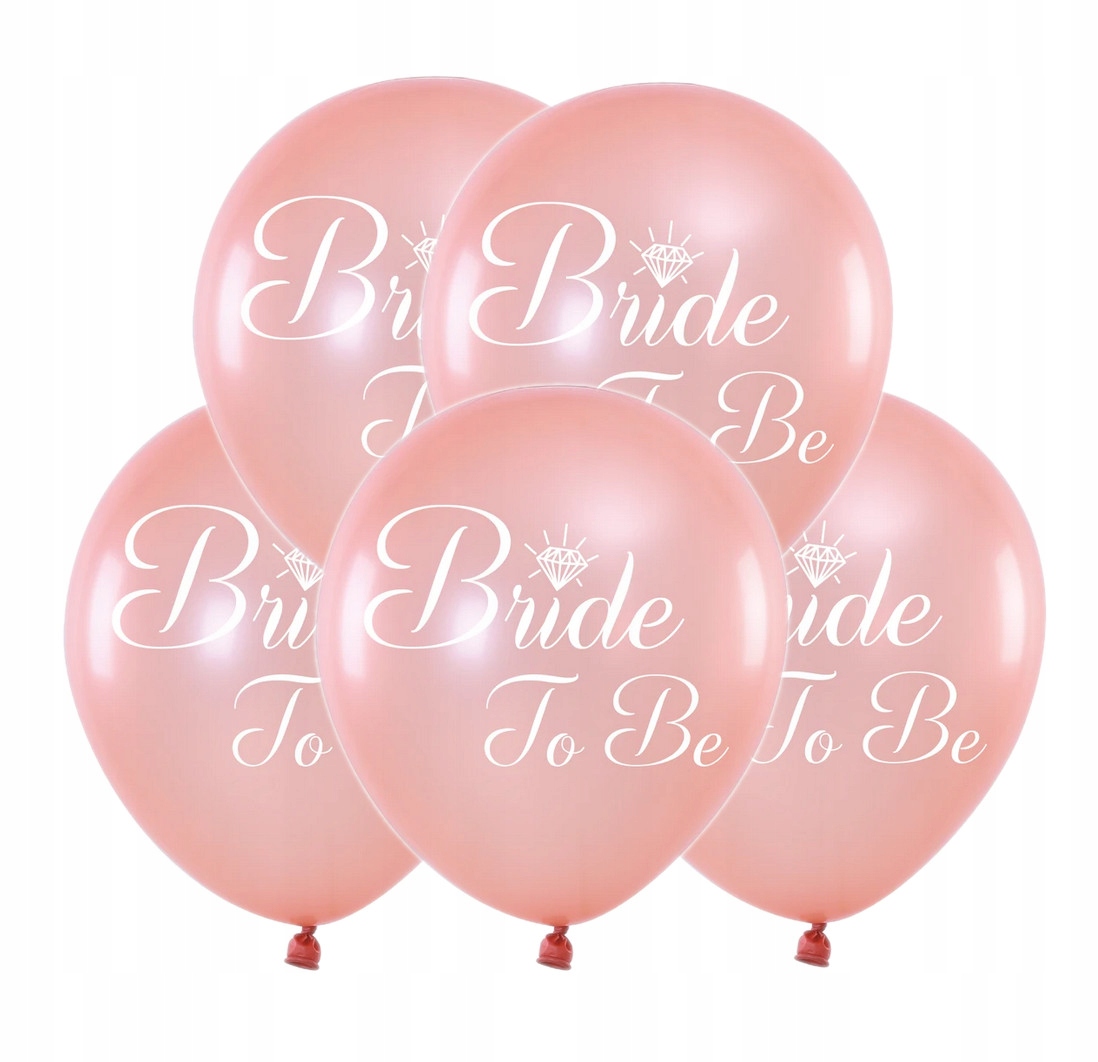 

Balony Na Panieński Rose Gold Bride To Be x5 szt.