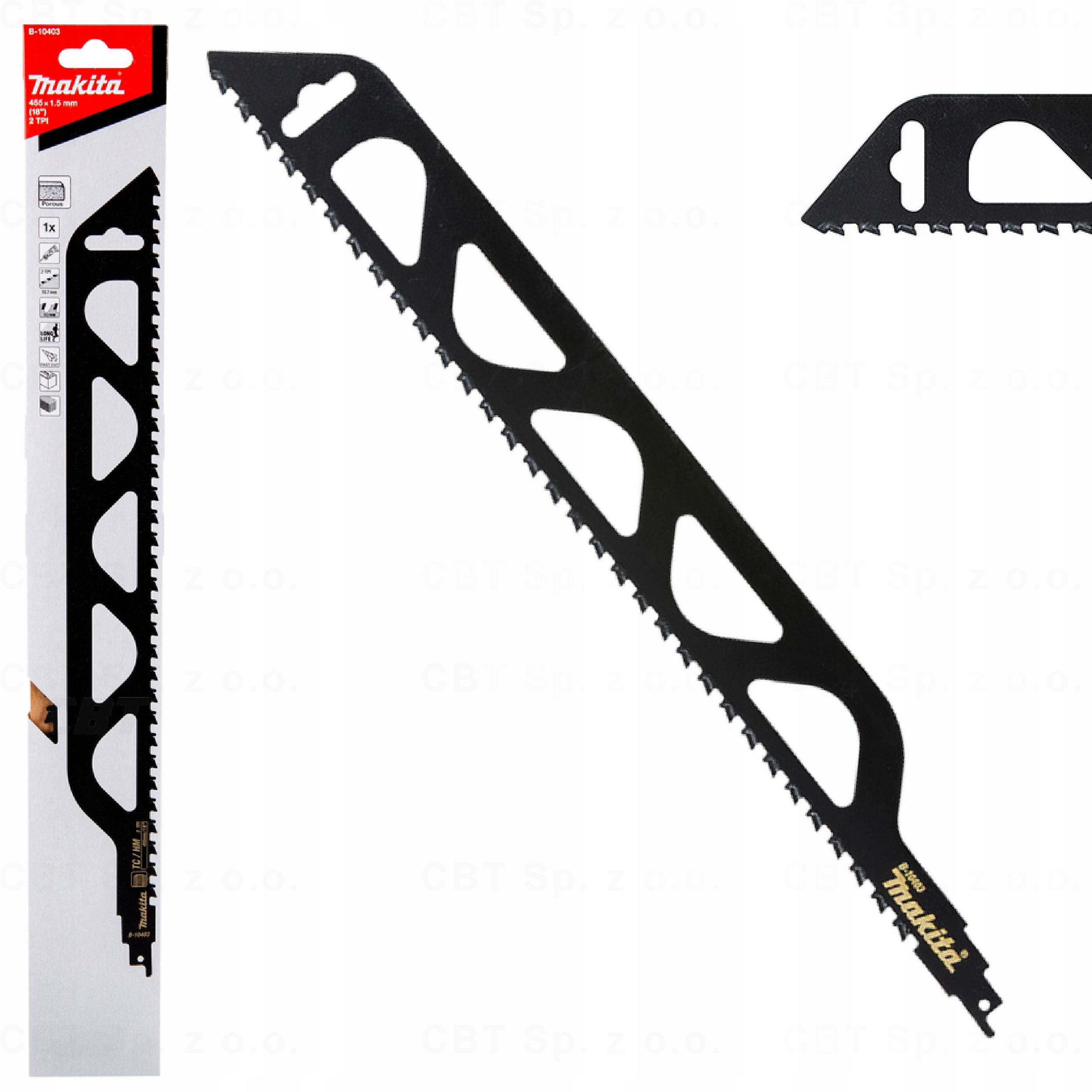 Pilový List Pro Stavební Materiály Cihlových Tvárnic Pila Ocaska 455 MM Pila