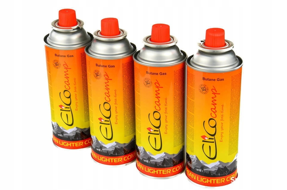 4x Kartusz gazowy 223 g 400 ml zapas do kuchenki gazowej