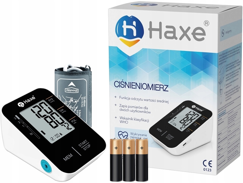 

Haxe Ciśnieniomierz Naramienny Elektroniczny C03