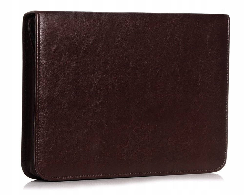 SKÓRZANA AKTÓWKA TECZKA NA DOKUMENTY BIWUAR SOLOME A5 BRĄZOWA Marka Solome