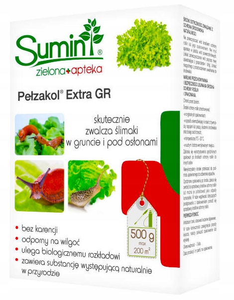 

Sumin Eko Pełzakol Gr Środek Zwalcza Ślimaki