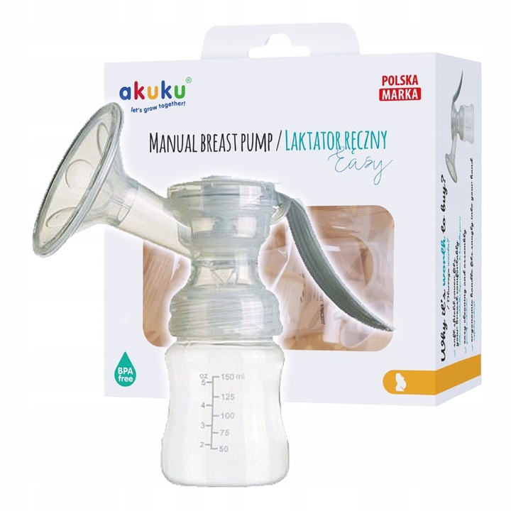 

Akuku Laktator Ręczny Odciągacz Pokarmu Butelka