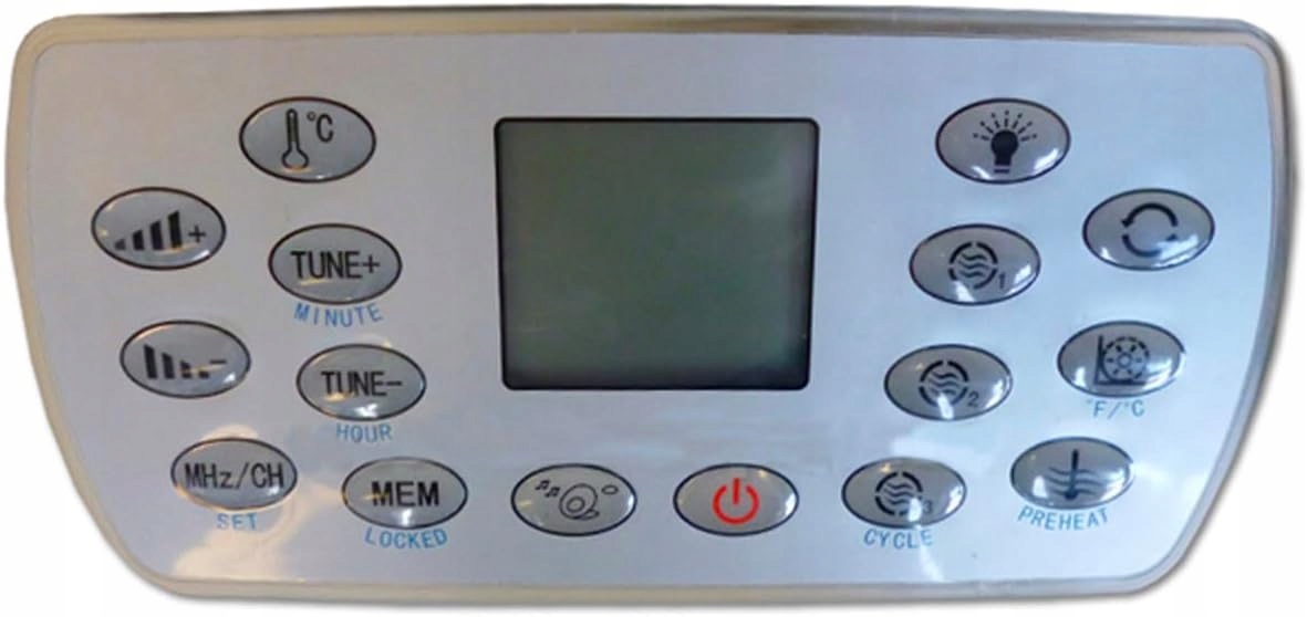 Ovládacia klávesnica pre Spa Ethink KL8-3H s reguláciou teploty a Led